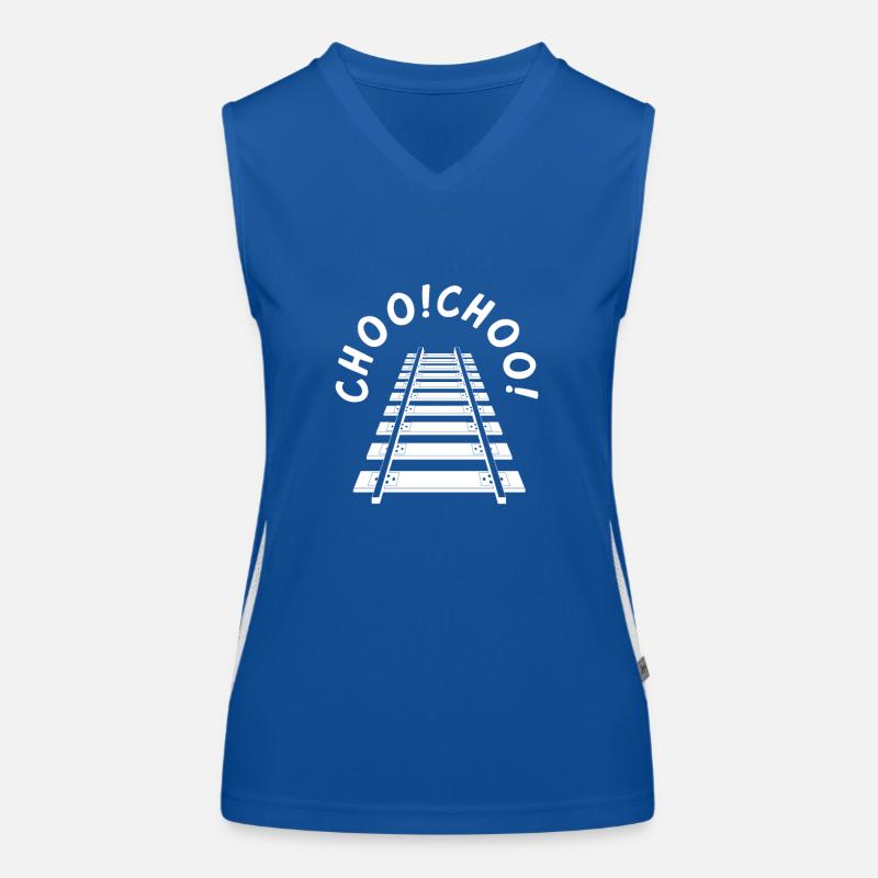 Chemin de fer Débardeur respirant contrasté Femme