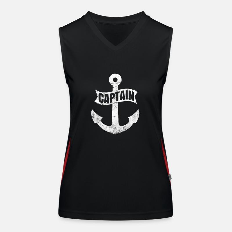 captain Women's Functional Contrast Tank Top