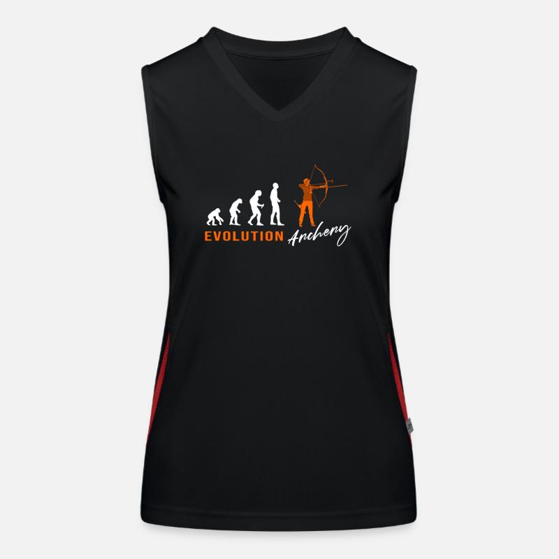 Arc d'archer Evolution Archery Débardeur respirant contrasté Femme