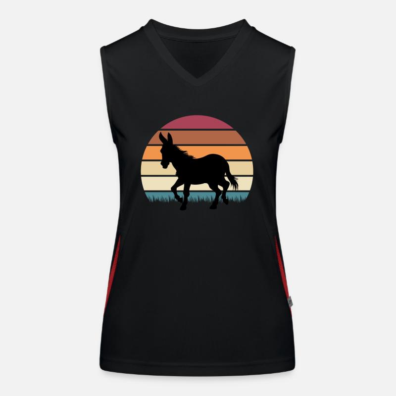 ass Women's Functional Contrast Tank Top