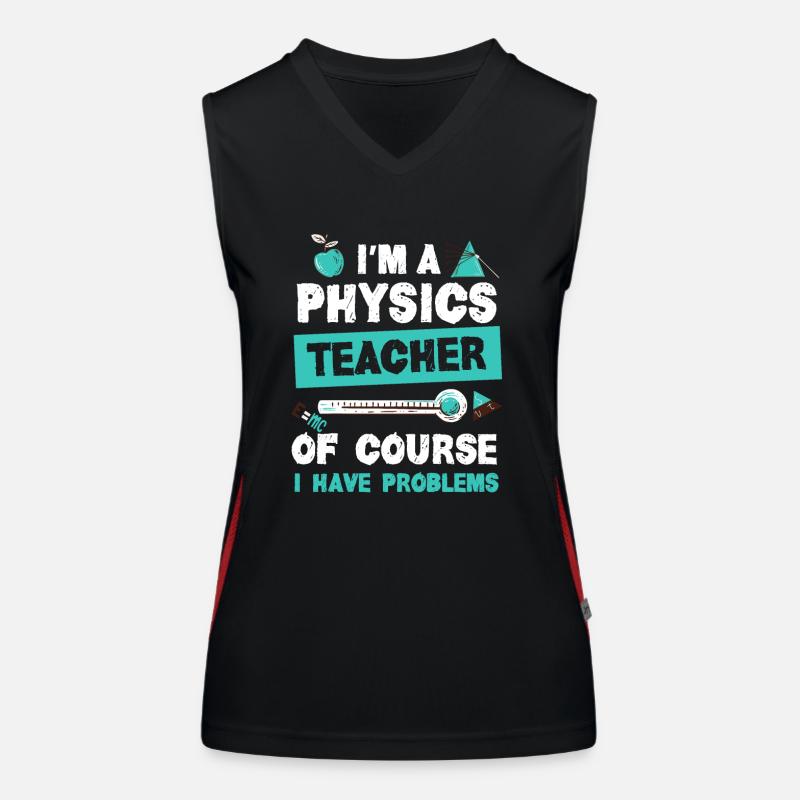 Professeur de physique Débardeur respirant contrasté Femme