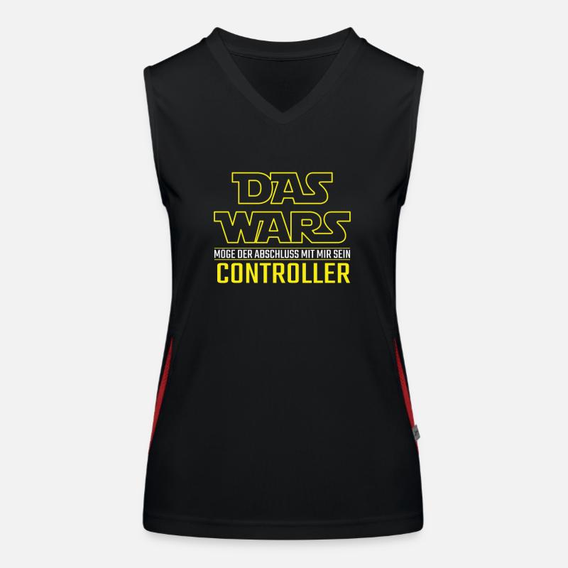 Das Wars Abschluss Controller Geschenkidee Funktionelles Kontrast-Tank Top für Frauen