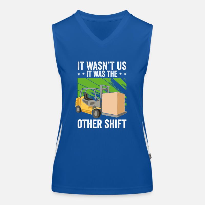 Forklift Operator Women's Functional Contrast Tank Top