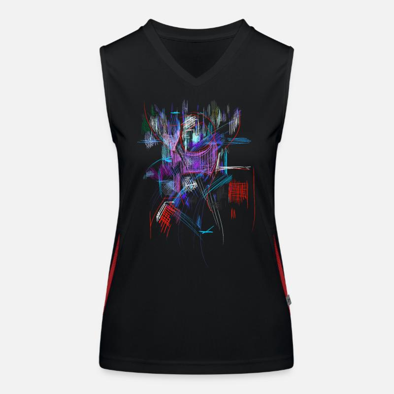 Architecture Structure - Abstract Women's Functional Contrast Tank Top