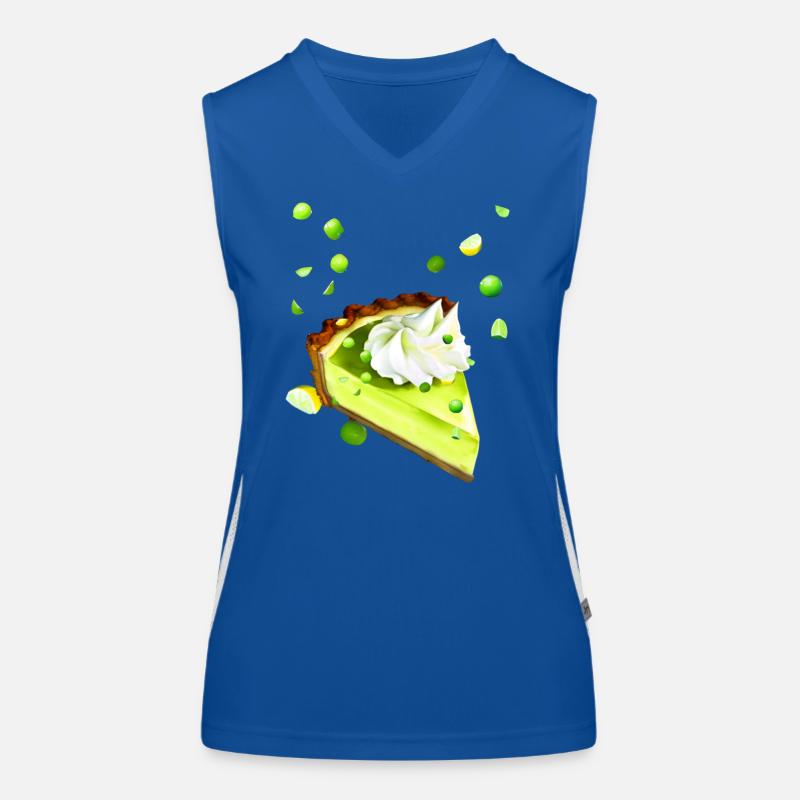 Gâteau au citron vert citron vert Débardeur respirant contrasté Femme