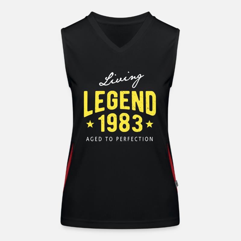 Living Legend 1983 Débardeur respirant contrasté Femme