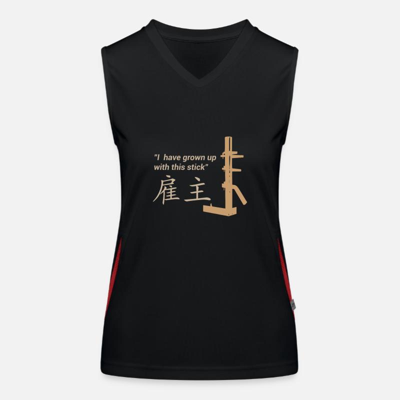 Wing Chun - Formation Débardeur respirant contrasté Femme