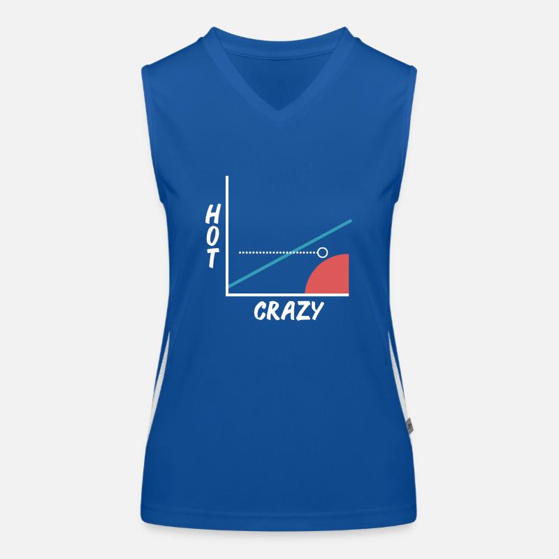 Crazy Hot Scale - Graphics - Graph - Barny Women's Functional Contrast Tank Top