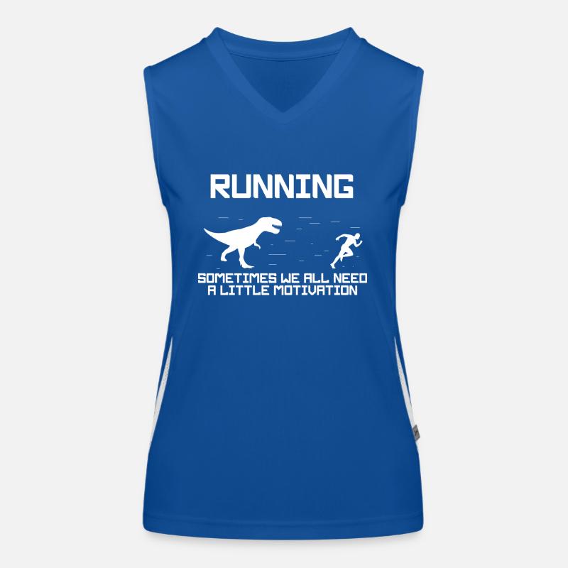 Joggen Marathon lustig Funktionelles Kontrast-Tank Top für Frauen