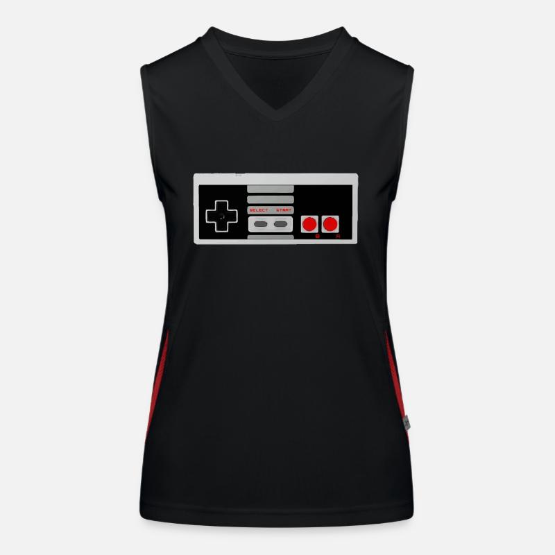 Oldstyl Konsole Funktionelles Kontrast-Tank Top für Frauen