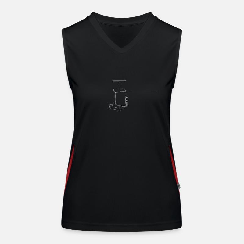 Dynamite Sketch Women's Functional Contrast Tank Top