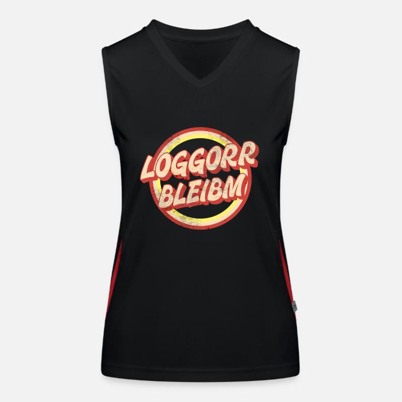Loggorr Bleibm Funktionelles Kontrast-Tank Top für Frauen
