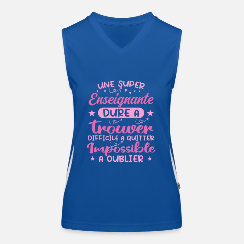 Ein toller Lehrer - Lehrergeschenk Funktionelles Kontrast-Tank Top für Frauen