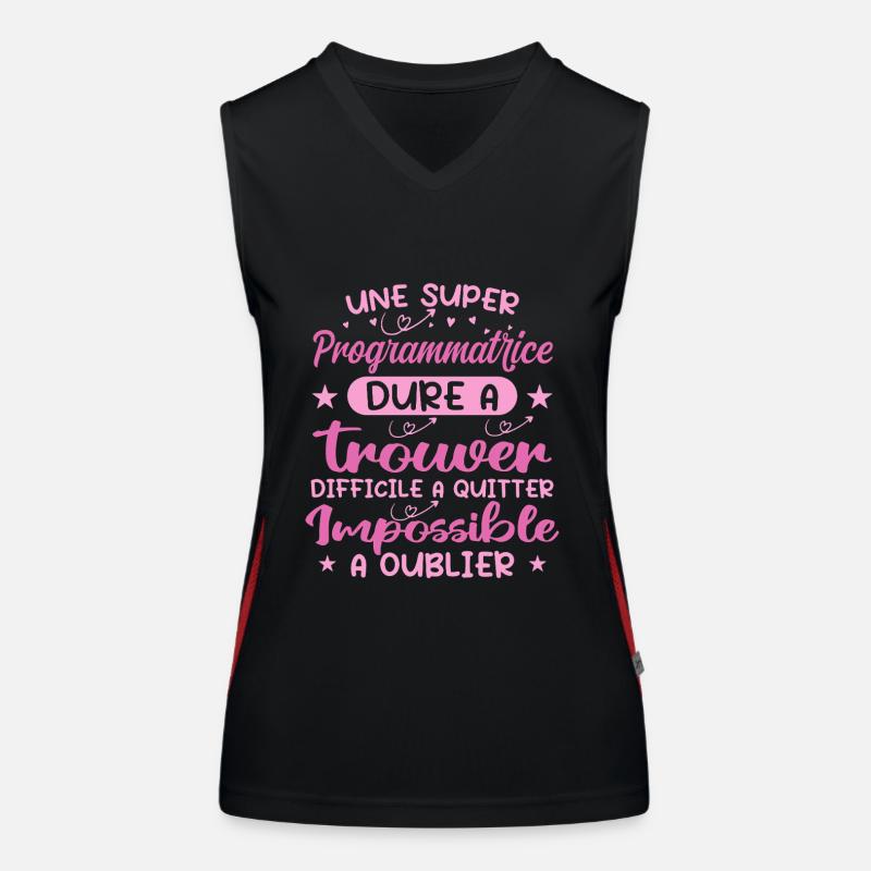 Ein Super Programmierer - Programmierer Geschenk Funktionelles Kontrast-Tank Top für Frauen