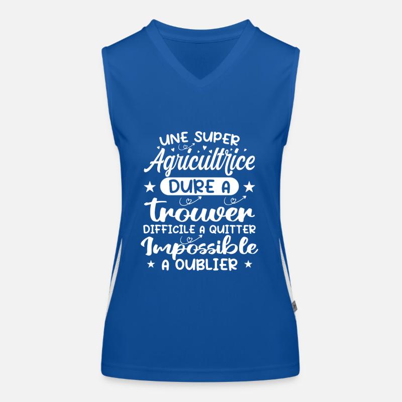 Ein Superbauer - Bauerngeschenk Funktionelles Kontrast-Tank Top für Frauen