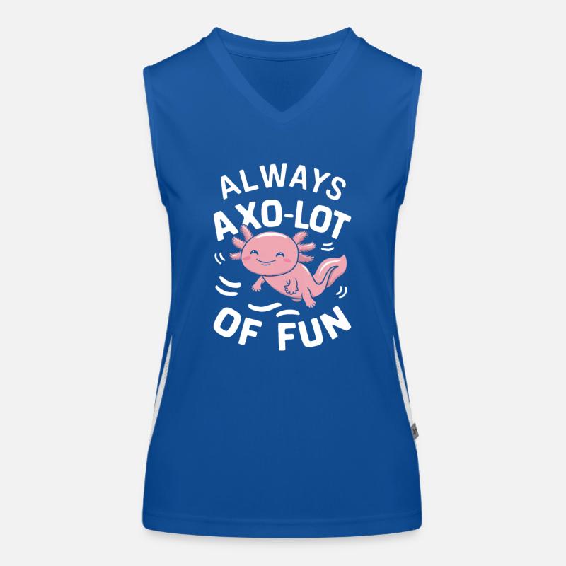 Poisson axolotl Débardeur respirant contrasté Femme