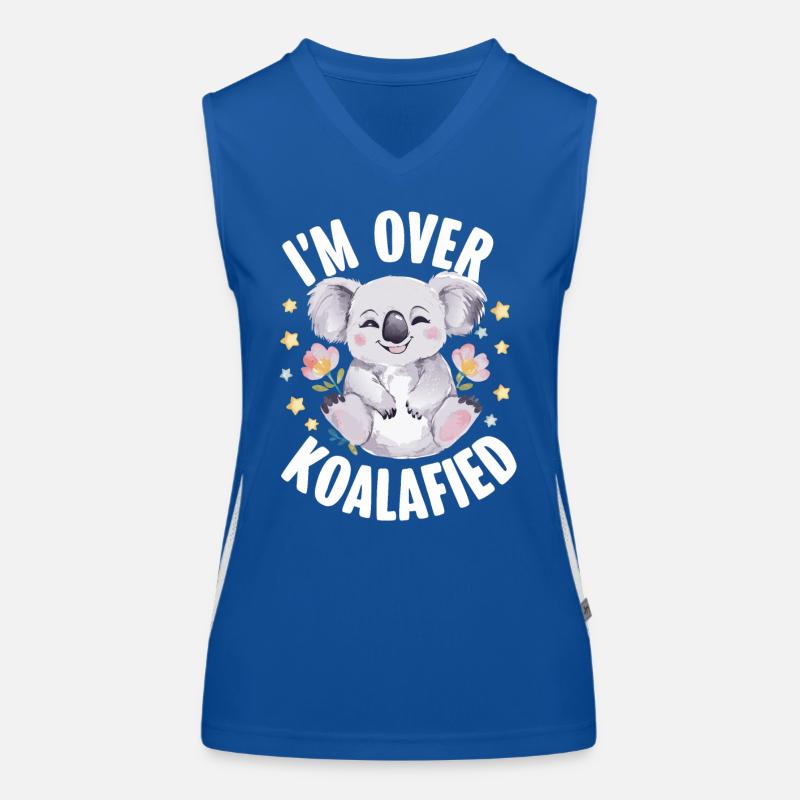 Koala Koalas Koalabär Tier Funktionelles Kontrast-Tank Top für Frauen