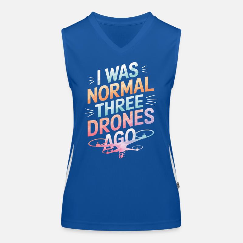 Drones Pilot Quadcopter Drone Women's Functional Contrast Tank Top