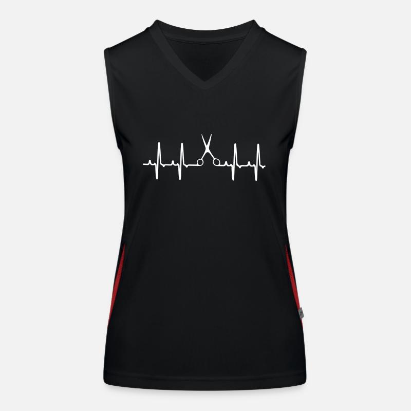 Puls Schere Funktionelles Kontrast-Tank Top für Frauen
