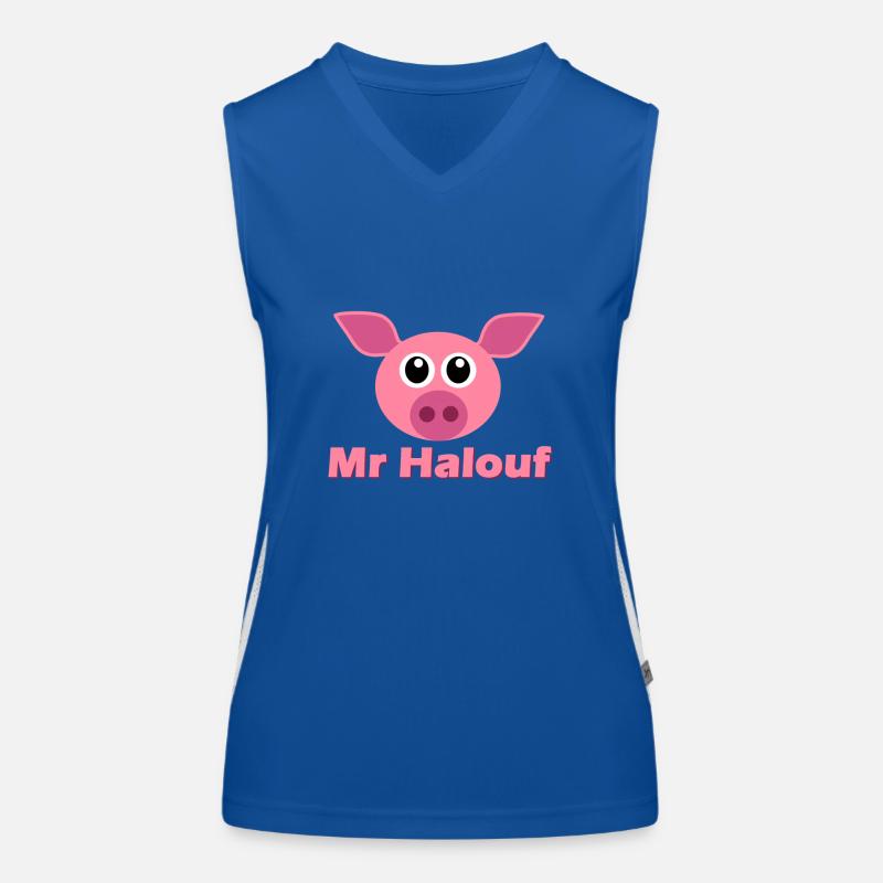 Mr Halouf Débardeur respirant contrasté Femme