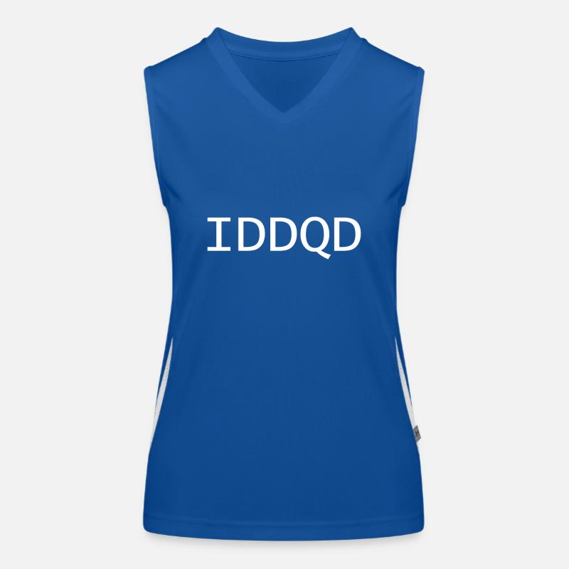 IDDQD - DOOM II Cheater Funktionelles Kontrast-Tank Top für Frauen