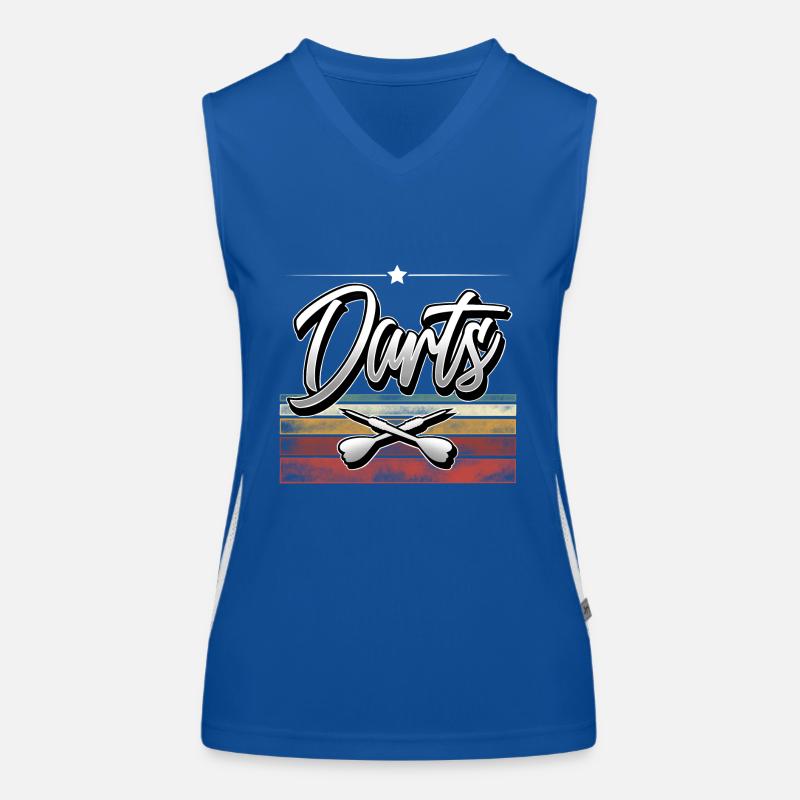 Darts Funktionelles Kontrast-Tank Top für Frauen