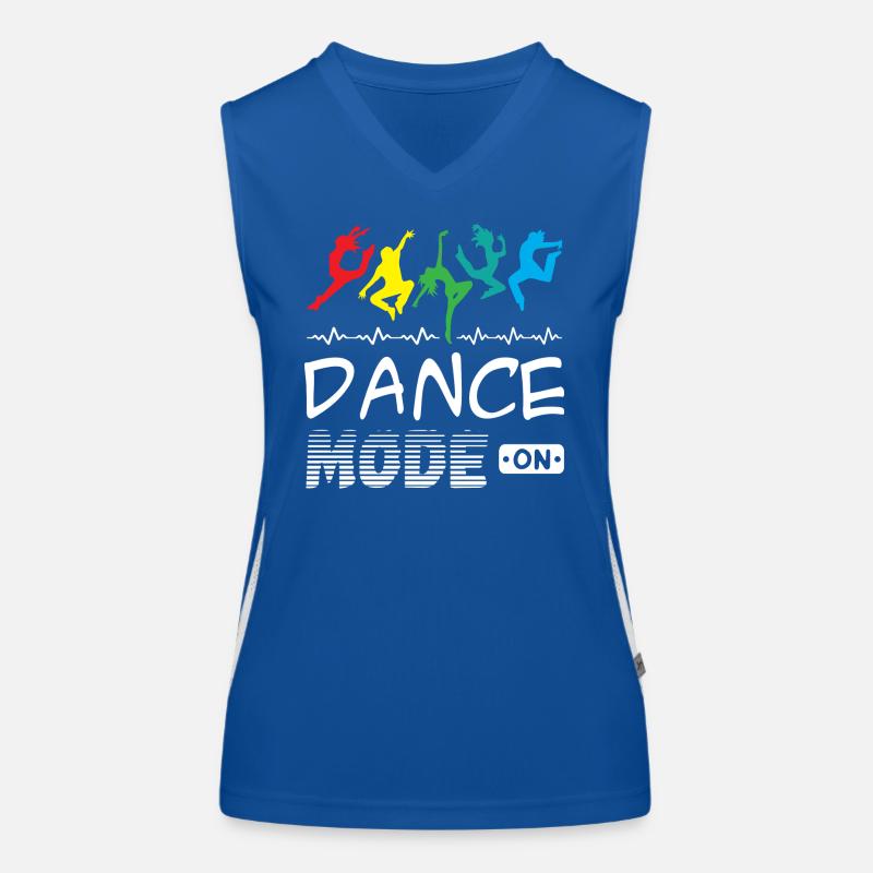 Dance Mode On Funktionelles Kontrast-Tank Top für Frauen