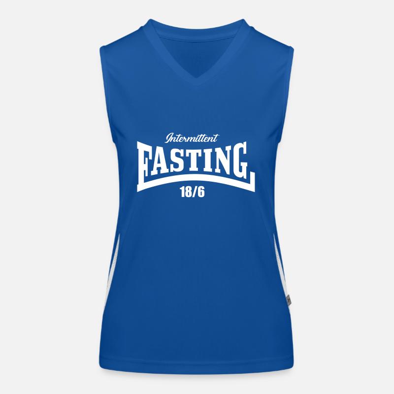 Intermittent Fasting 18 6 Funktionelles Kontrast-Tank Top für Frauen
