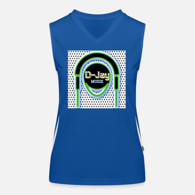 D-Jay MUSIX - Image - 2023 Débardeur respirant contrasté Femme