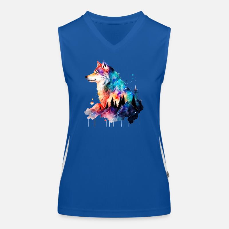 Wolf Women's Functional Contrast Tank Top