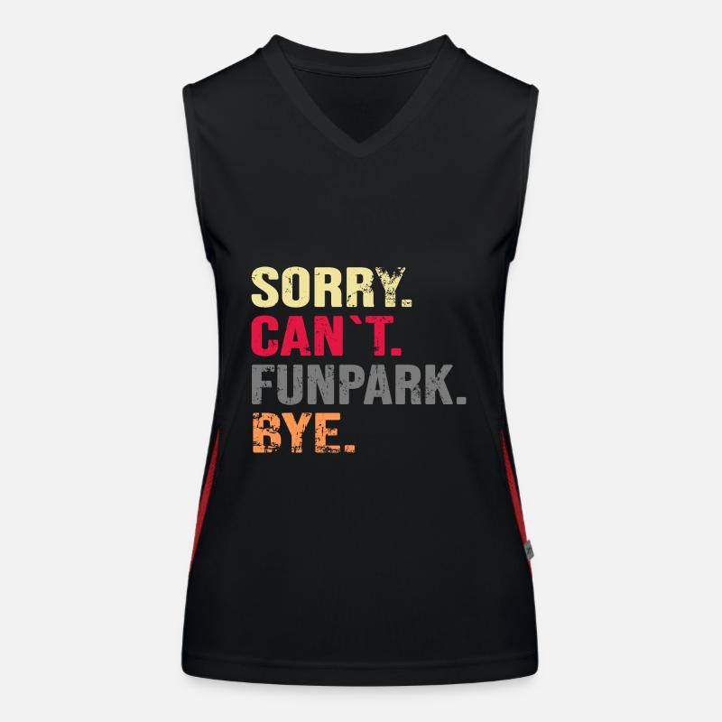 snowboarder "snowboard-funpark" softboots Funktionelles Kontrast-Tank Top für Frauen