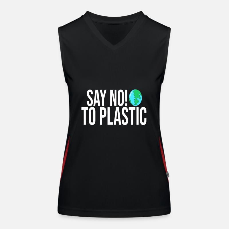 DITES NON AU PLASTIQUE Débardeur respirant contrasté Femme