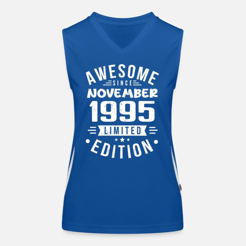 November 1995 Geschenkidee Legende November 1995 Funktionelles Kontrast-Tank Top für Frauen