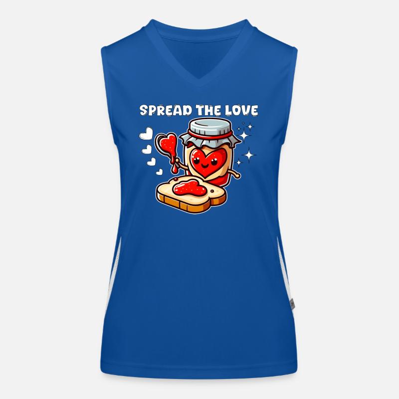 SPREAD THE LOVE Women's Functional Contrast Tank Top