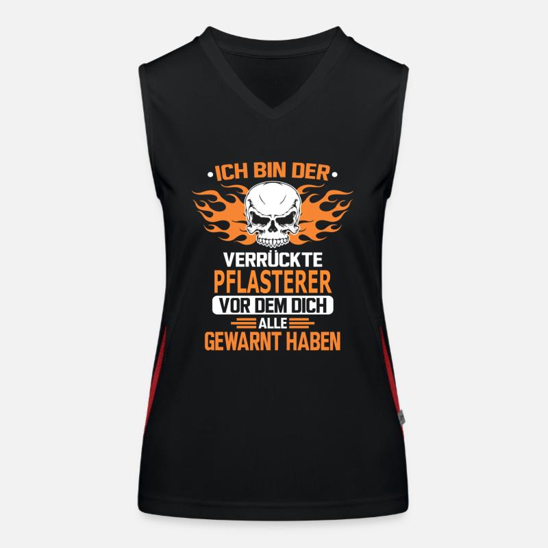 PFLASTERER Funktionelles Kontrast-Tank Top für Frauen