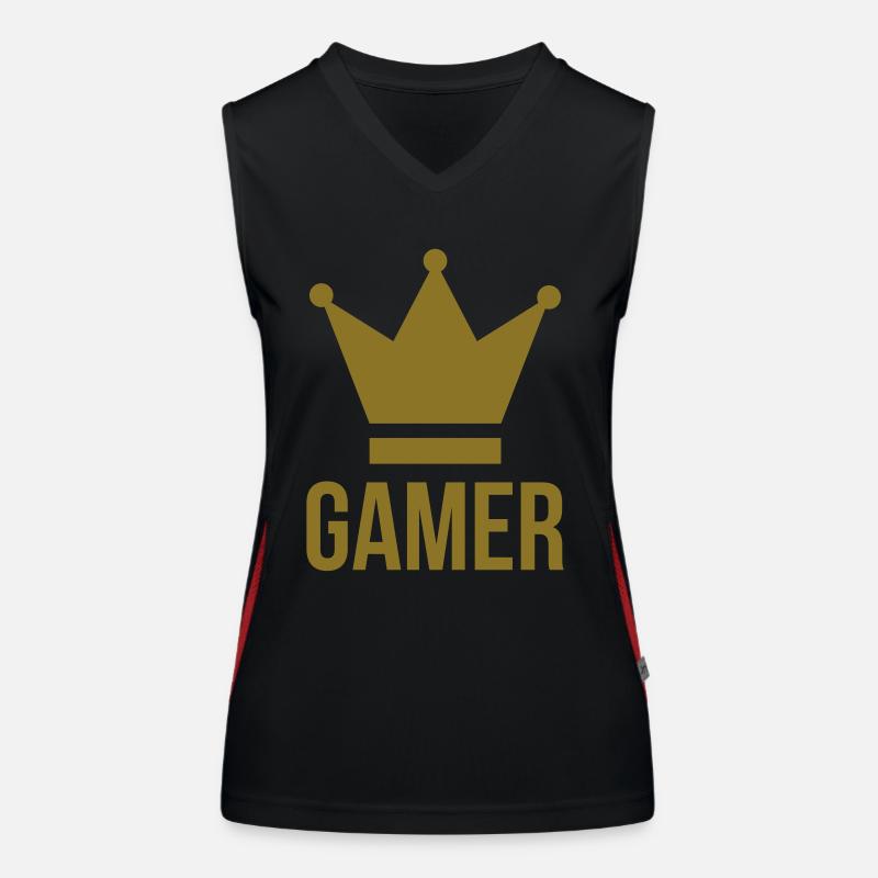 Gamer Débardeur respirant contrasté Femme