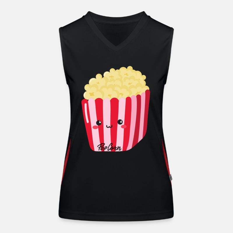 Popcorn Funktionelles Kontrast-Tank Top für Frauen