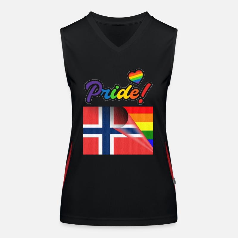 Oslo Stolz Funktionelles Kontrast-Tank Top für Frauen