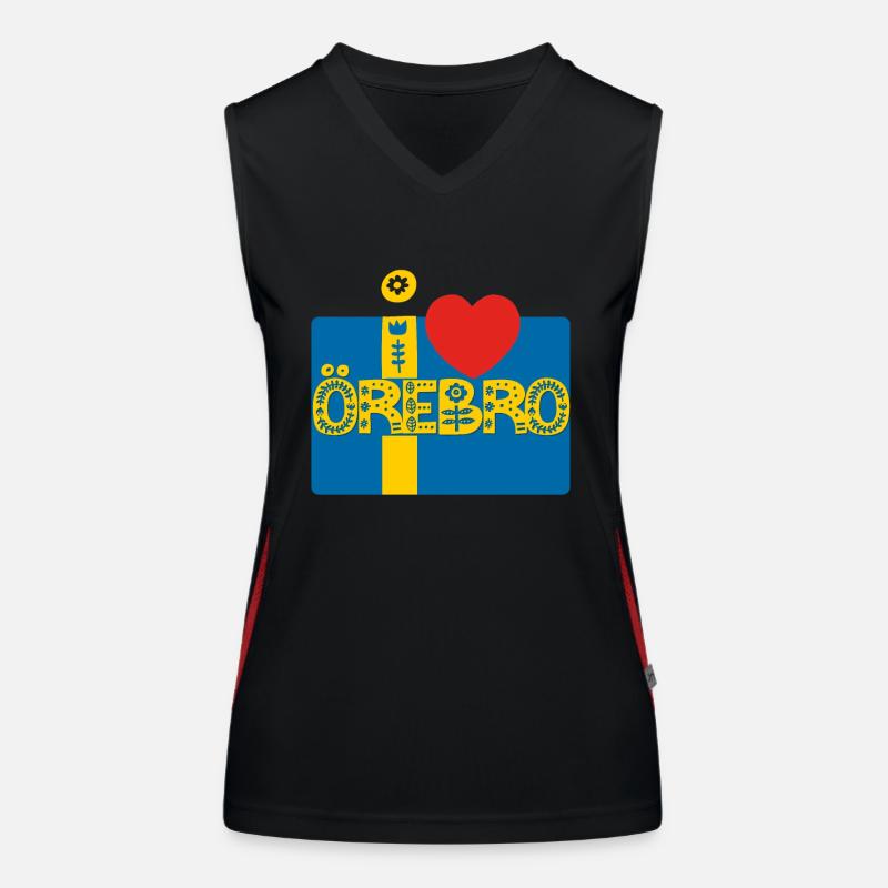 Örebro Sweden Women's Functional Contrast Tank Top