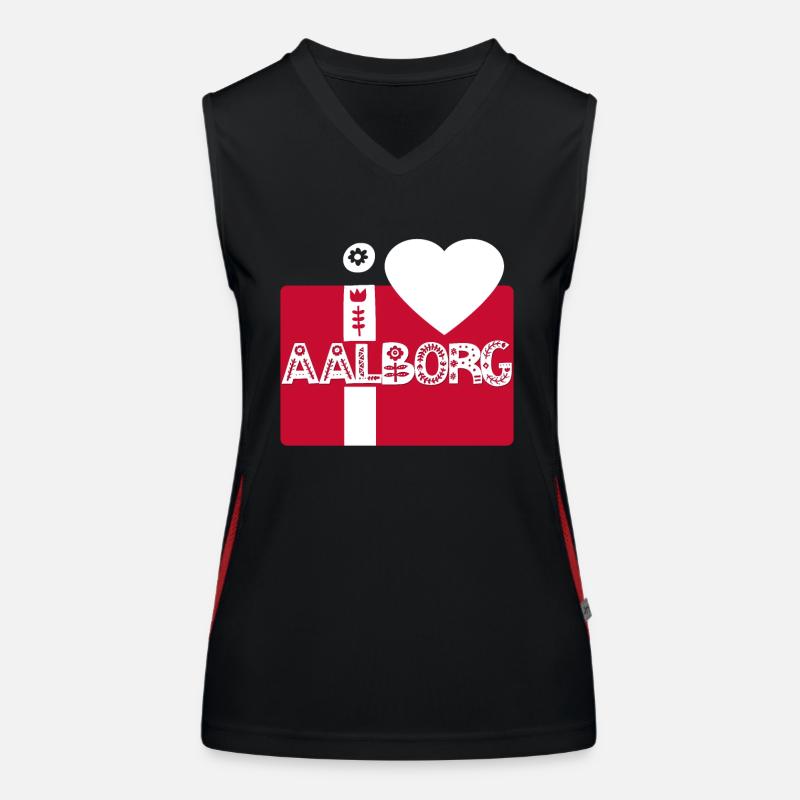 Aalborg Débardeur respirant contrasté Femme
