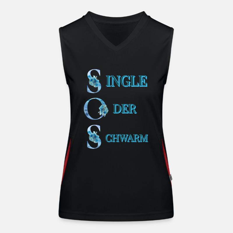 SOS Simple ou Essaim Débardeur respirant contrasté Femme