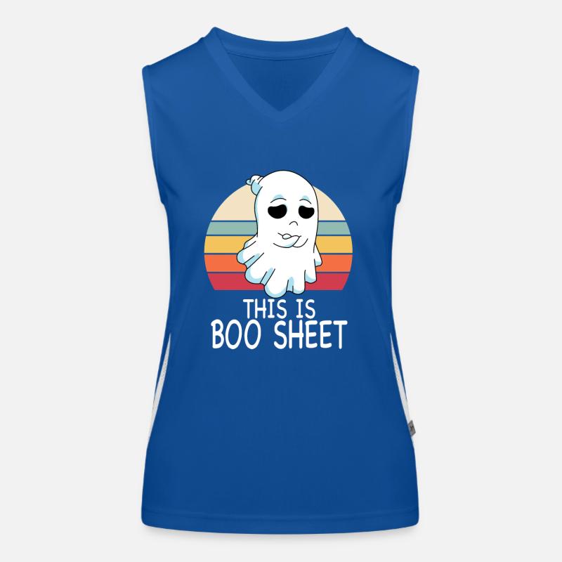 This Is Boo Sheet Funktionelles Kontrast-Tank Top für Frauen
