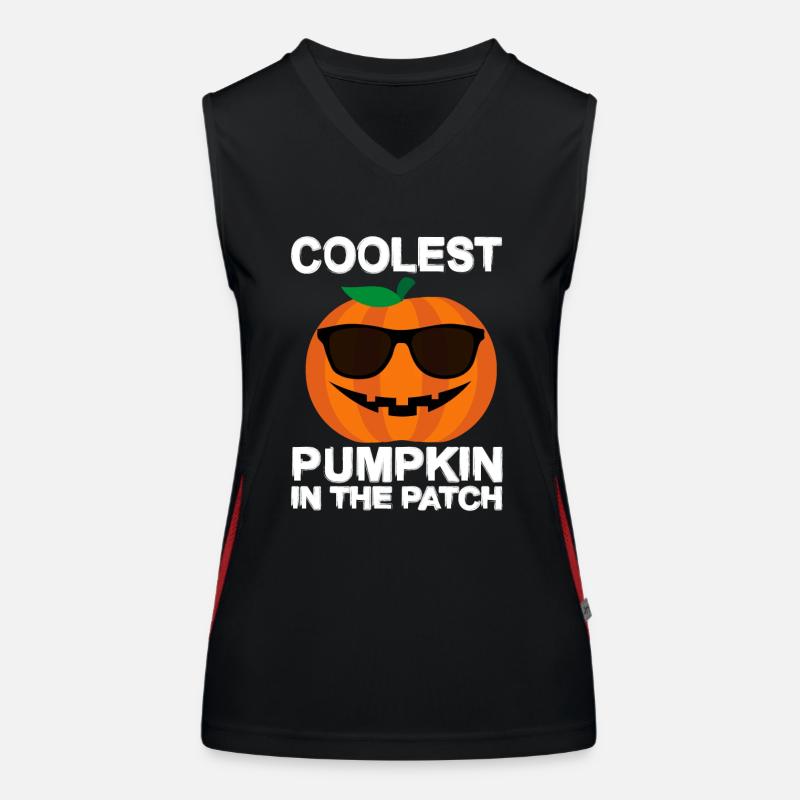 Coolest Pumpkin in the Patch Women's Functional Contrast Tank Top