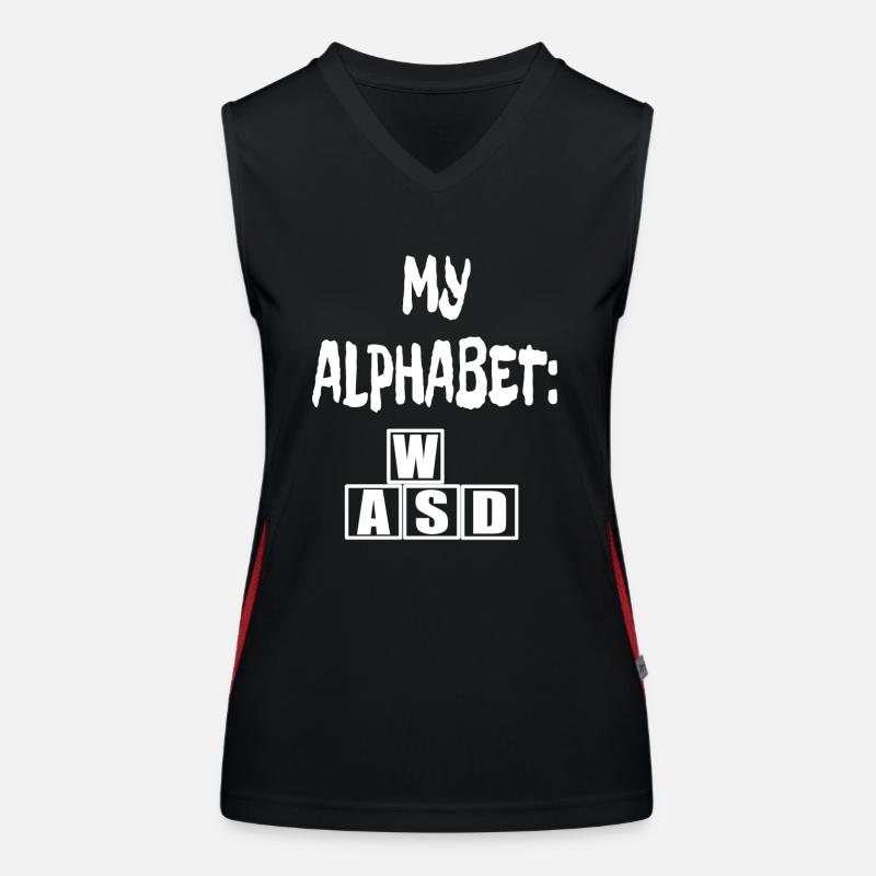 Game Player Console Controller Online Graphics lol Women's Functional Contrast Tank Top
