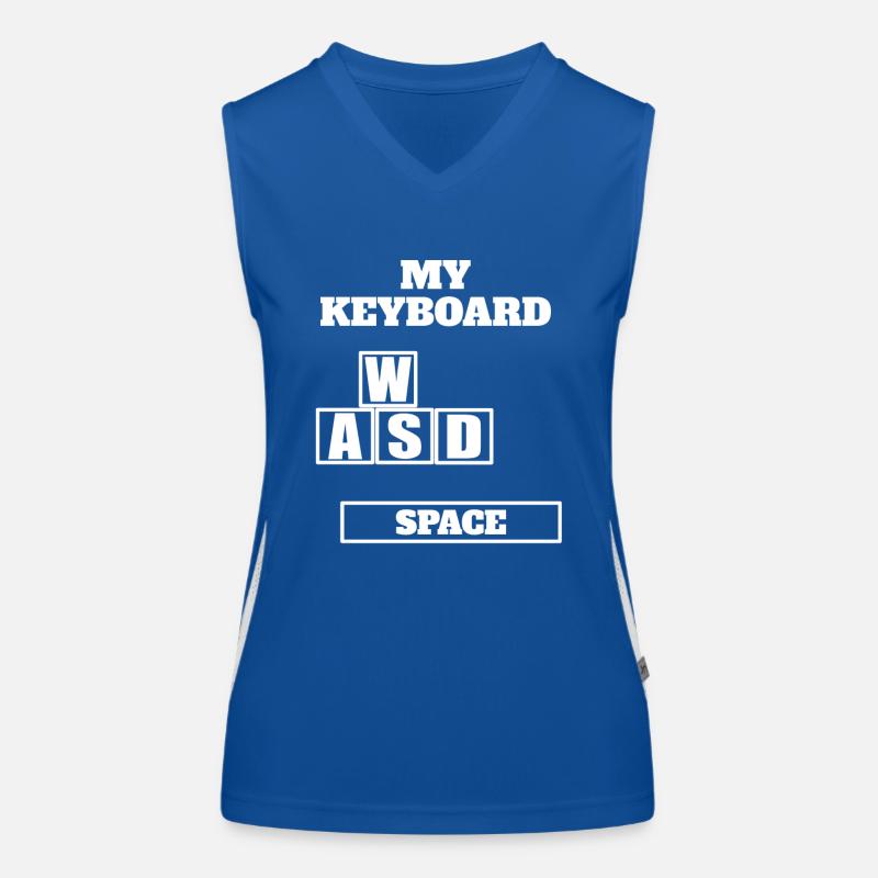 Game Player Console Controller Online Graphics lol Débardeur respirant contrasté Femme