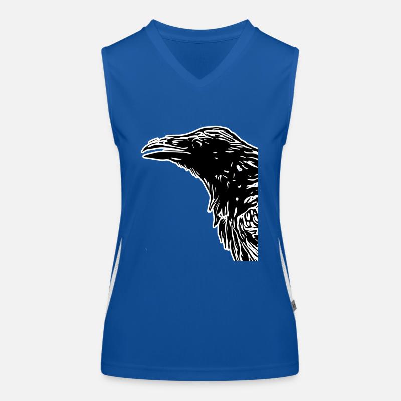 Krähen Funktionelles Kontrast-Tank Top für Frauen