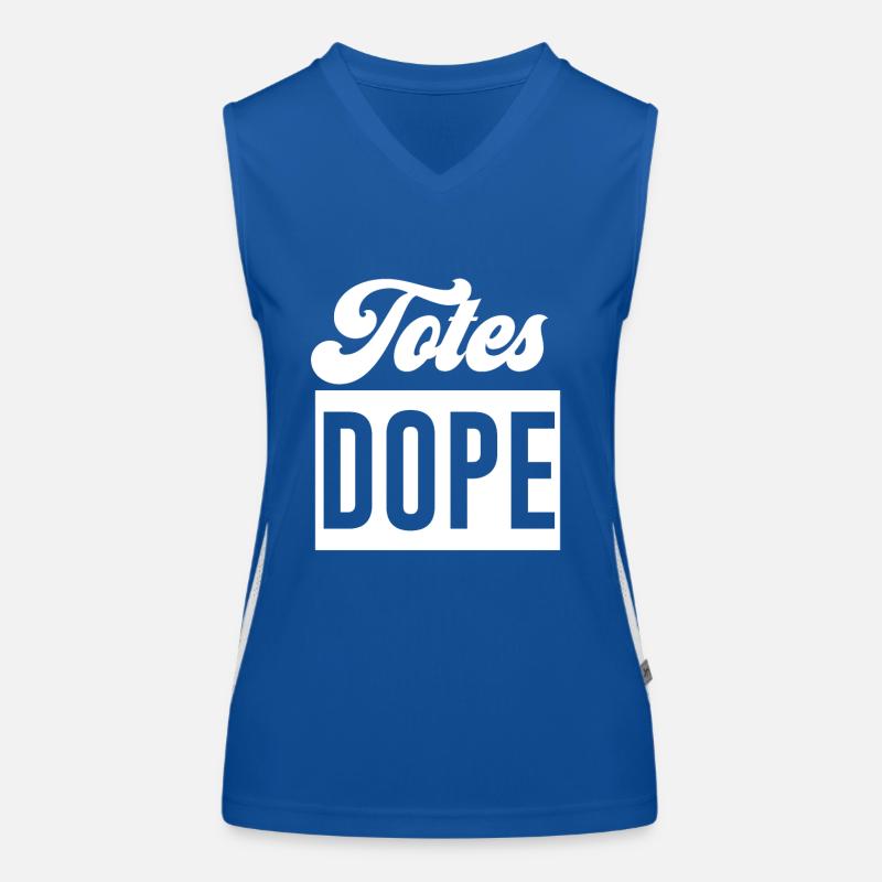 Slogan tee Débardeur respirant contrasté Femme