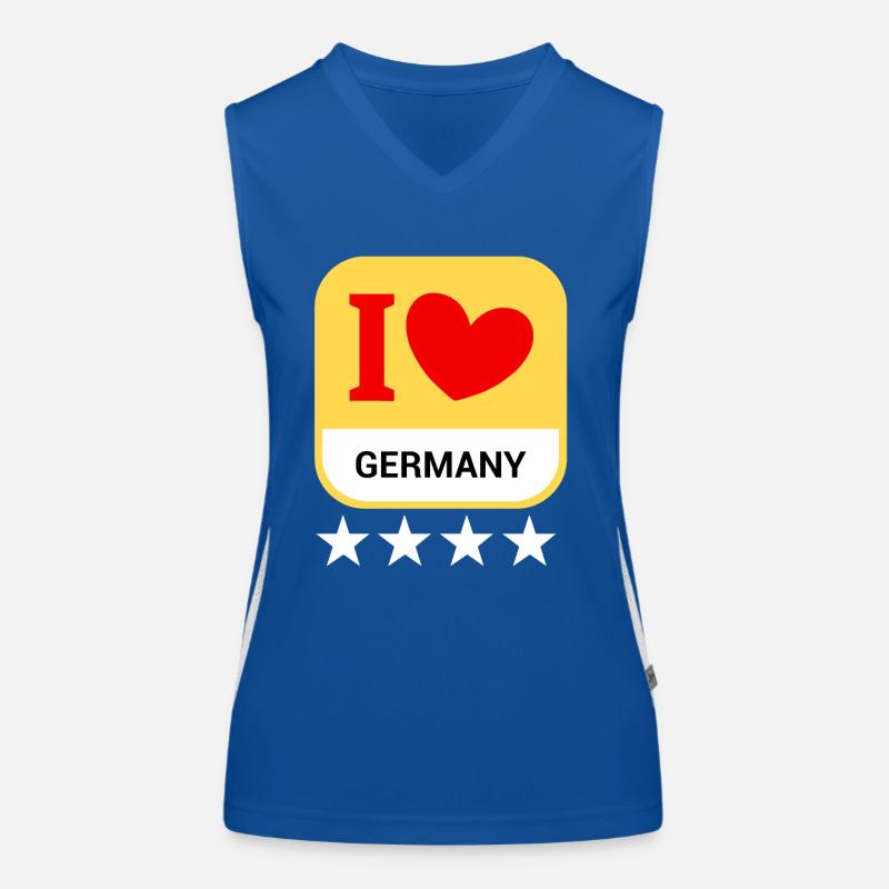 Germany Women's Functional Contrast Tank Top