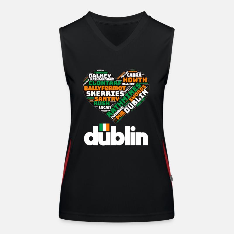 Dublin Funktionelles Kontrast-Tank Top für Frauen