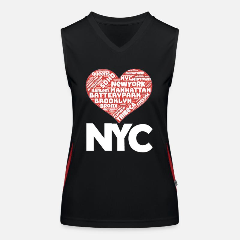 NYC Funktionelles Kontrast-Tank Top für Frauen